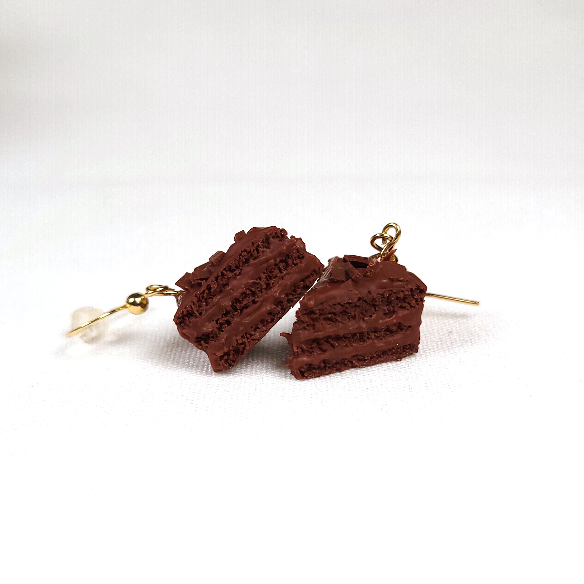Chocolate Cake Earrings