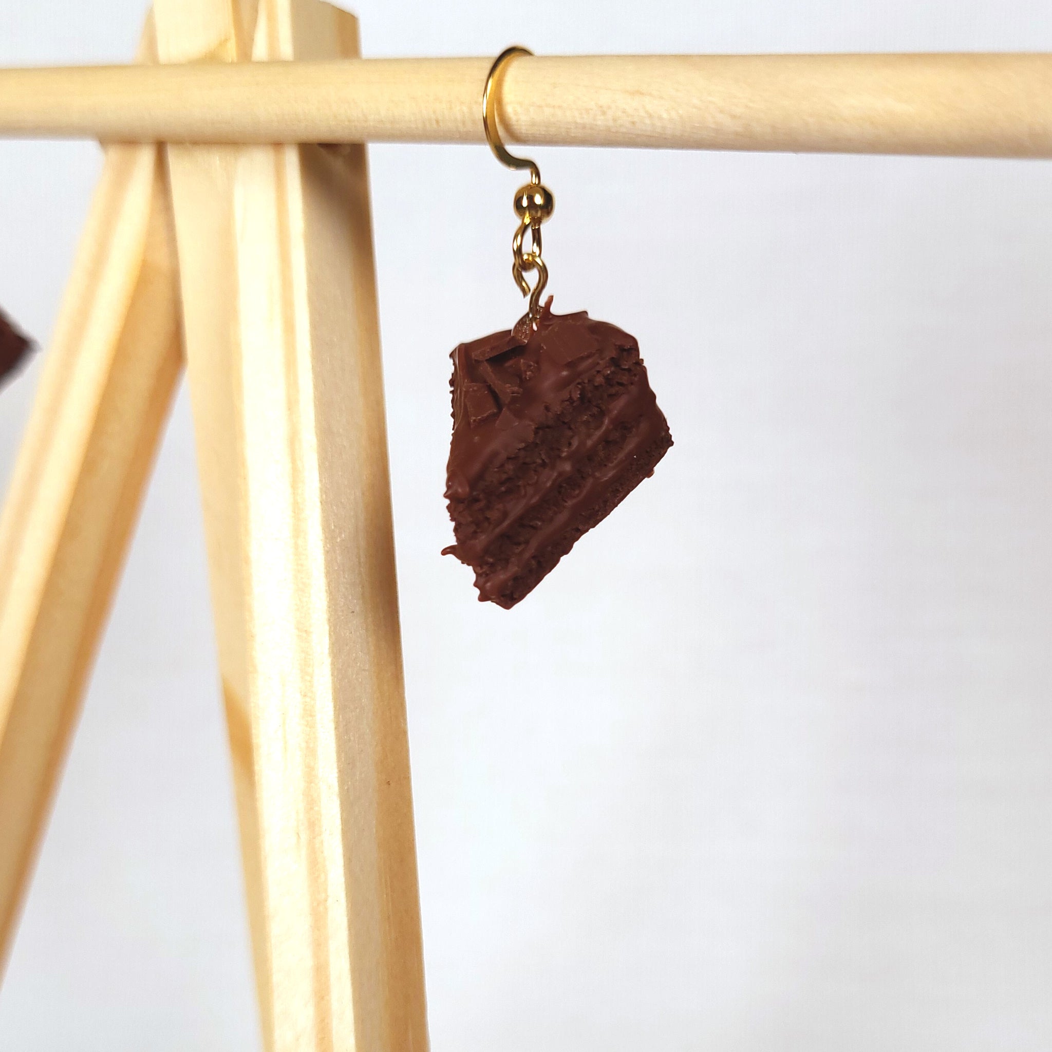 Chocolate Cake Earrings