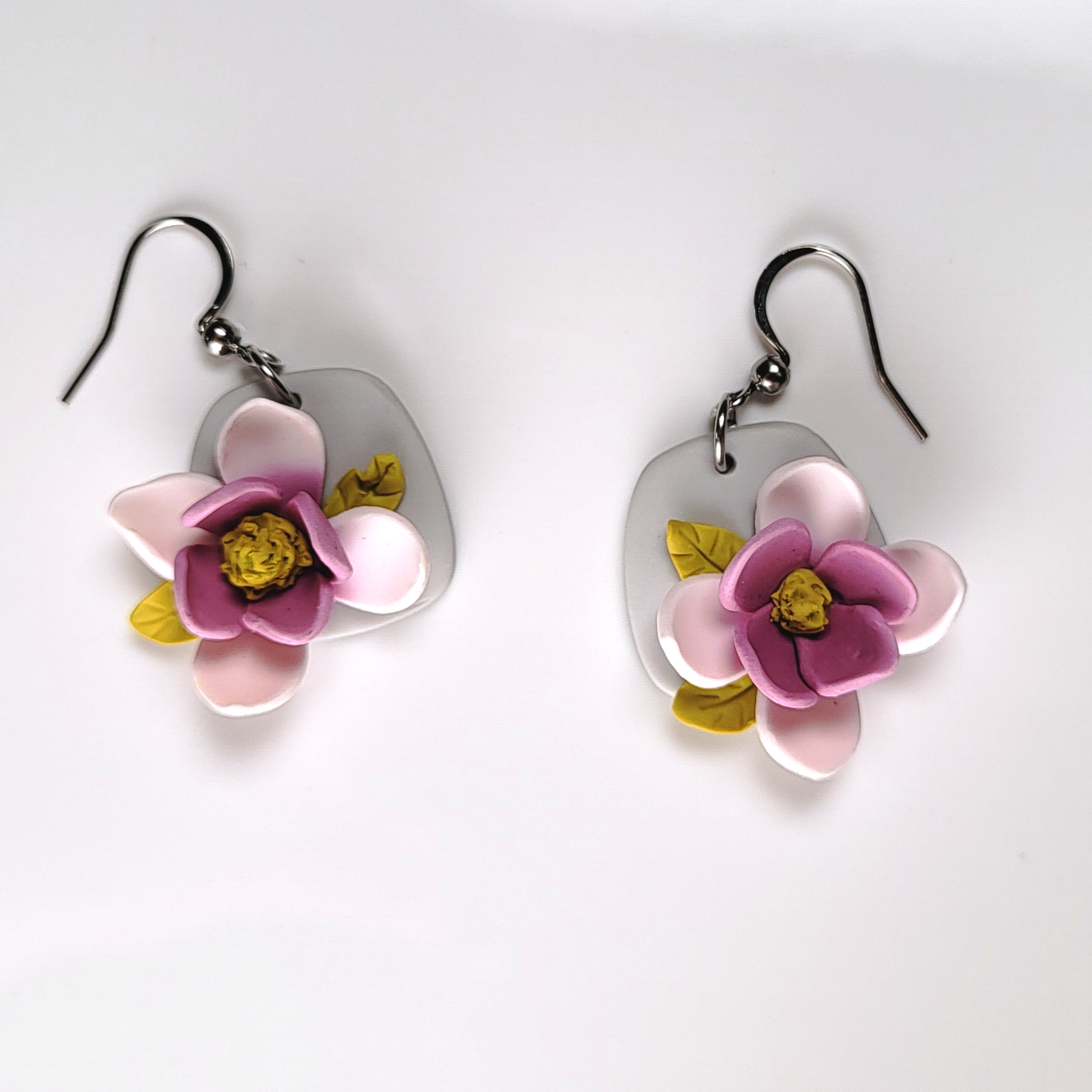 Vancouver Magnolia Blossom Earrings
