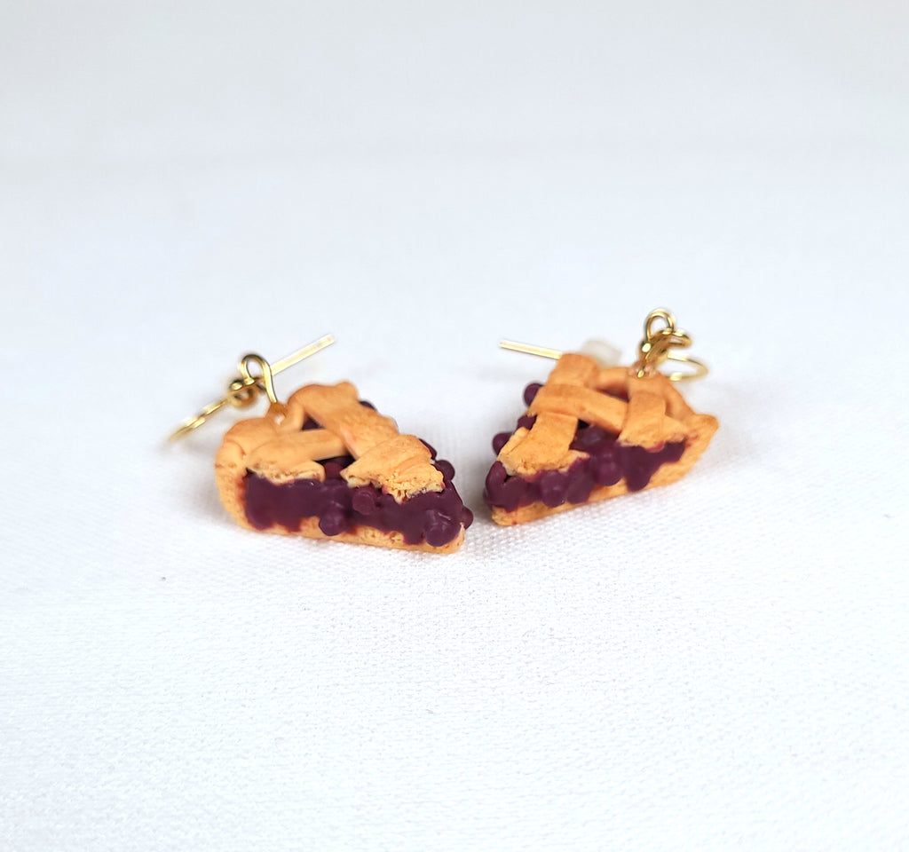 Saskatoon Pie Earrings