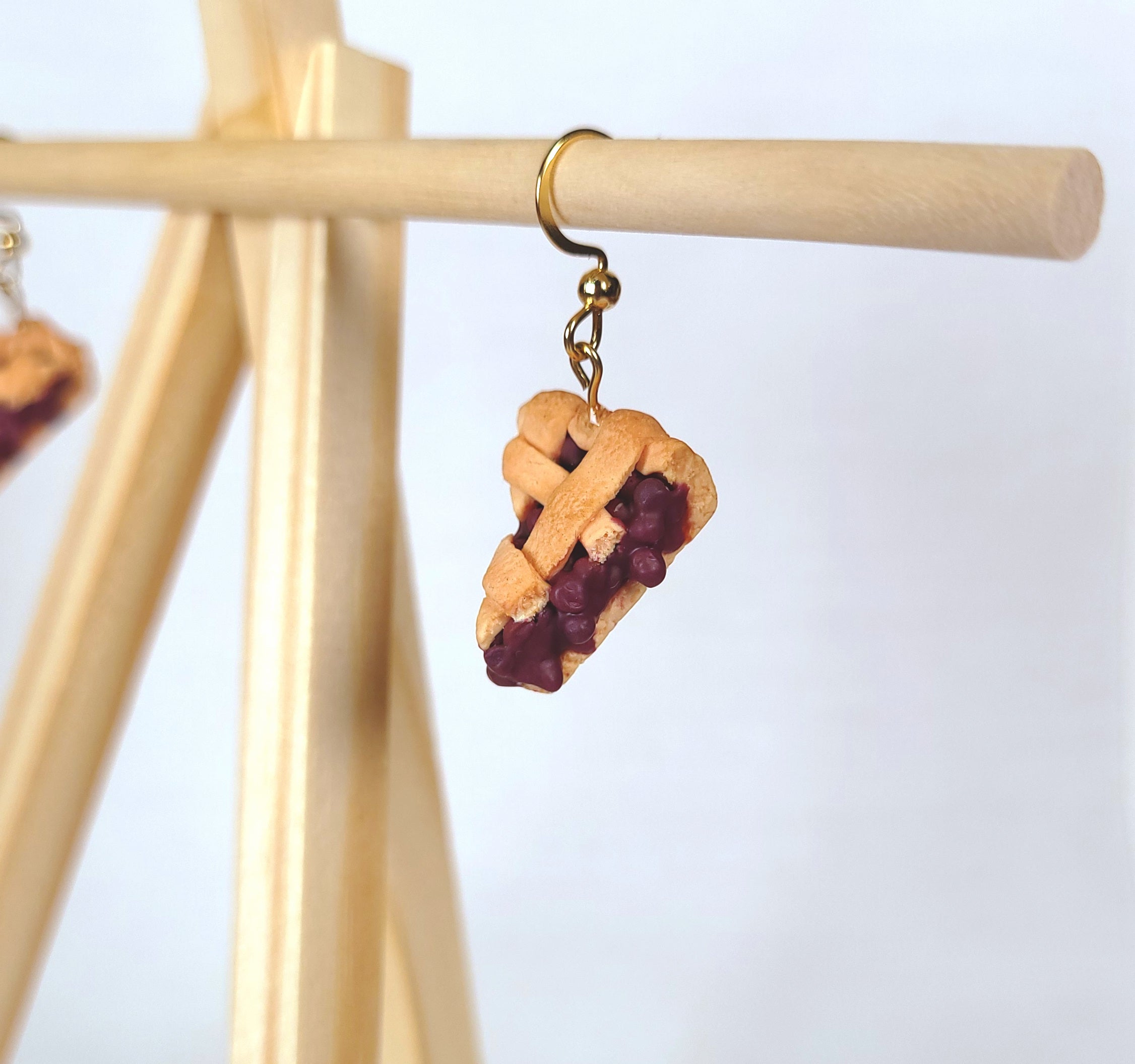 Saskatoon Pie Earrings