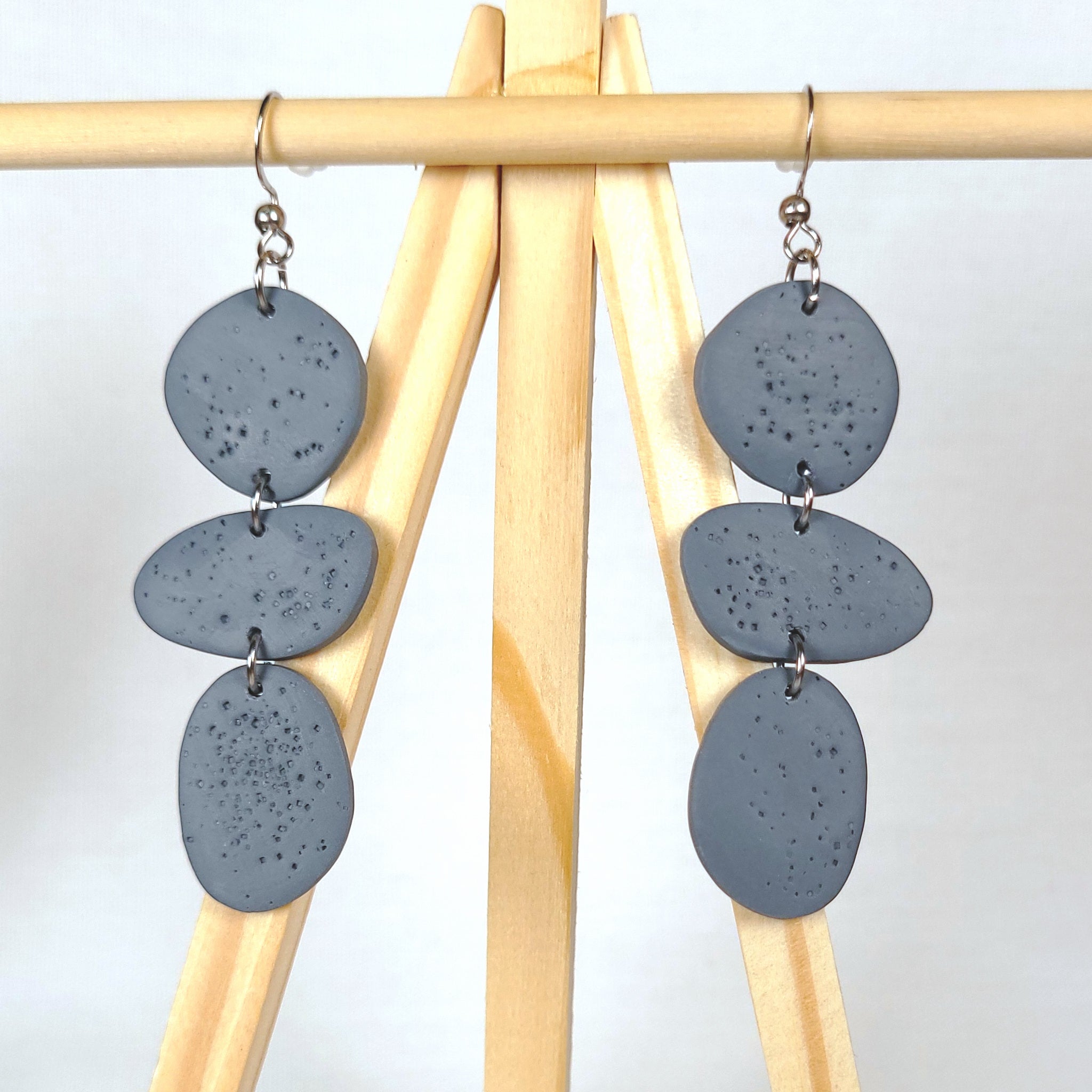 Pebble Effect Earrings