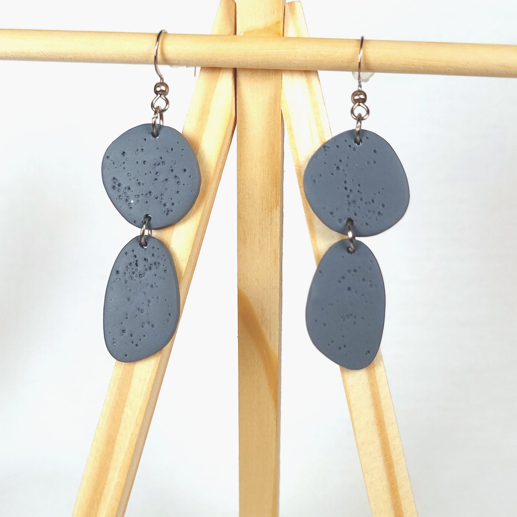 Pebble Effect Earrings